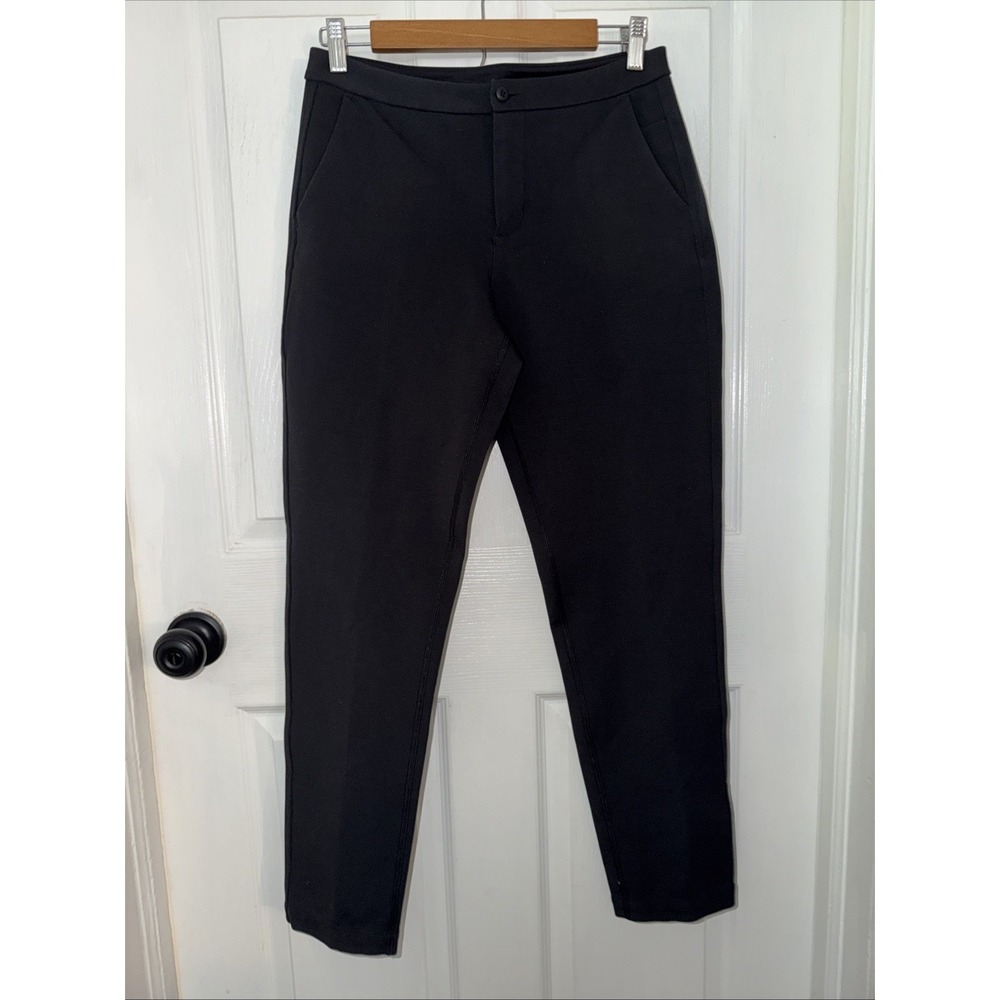 Lululemon Women's Black Trouser Pants Size 6 Tapered Leg Career Work Dress